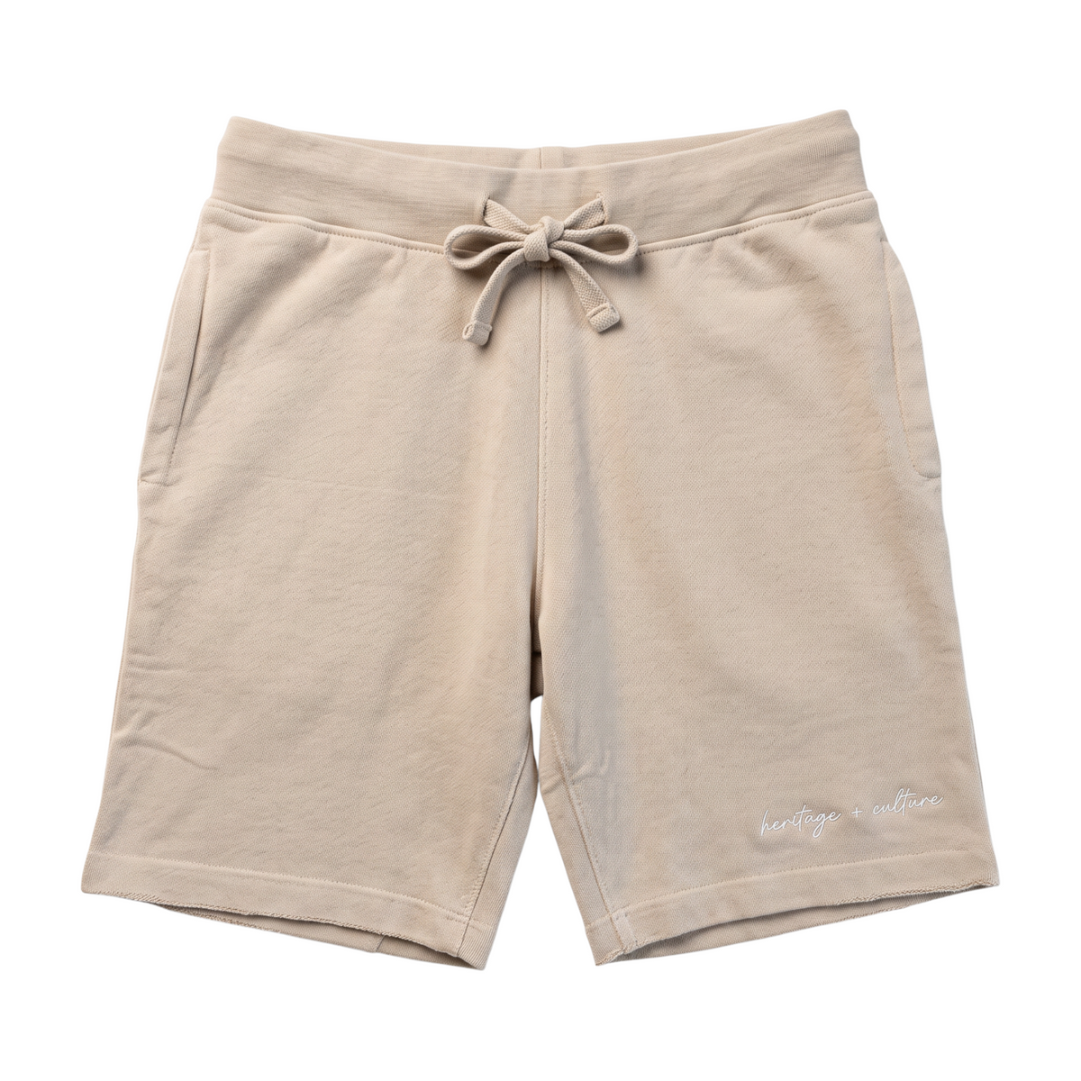 Vintage Wash Distressed Shorts - Gray (Slim Fit)