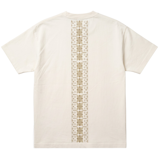White Oversized Heavyweight Tatak back print